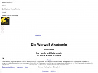 werwolf-akademie.de Webseite Vorschau
