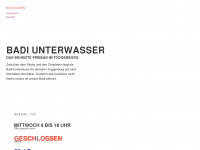 badi-unterwasser.ch Webseite Vorschau