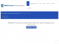 landhandel-fromme.de Webseite Vorschau