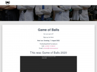 gameofballs.at Webseite Vorschau