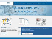flaechenheizung-bdh.de Webseite Vorschau