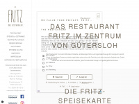 restaurantfritz.de Webseite Vorschau