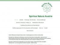spiritus-natura.at Webseite Vorschau