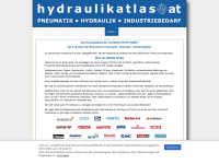 hydraulikatlas.at Webseite Vorschau