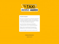 taxi46800.at Webseite Vorschau