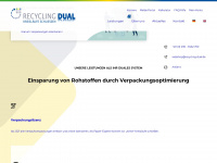 recycling-dual.de Webseite Vorschau
