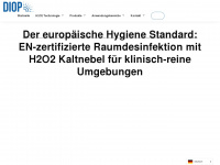 hygiene-standard.com Webseite Vorschau