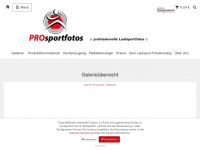 prosportfotos.de Webseite Vorschau