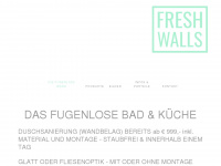 freshwalls.at Webseite Vorschau