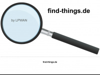 find-things.de Webseite Vorschau