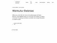 weinkulturbielersee.ch Webseite Vorschau