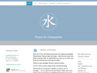 osteopathie-kranz.de Webseite Vorschau