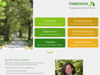 comitatusproanima.de Webseite Vorschau
