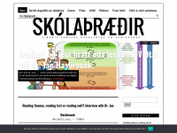 skolathraedir.is Webseite Vorschau