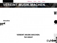 vereint-musik-machen.de Webseite Vorschau