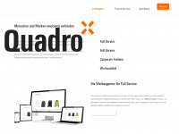 quadro-werbeagentur.de Webseite Vorschau