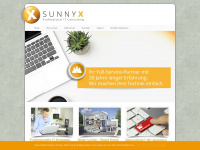 sunnyx.de Webseite Vorschau