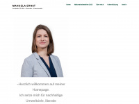 manuela-ernst.ch Webseite Vorschau