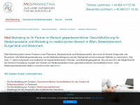 med-marketing.at Webseite Vorschau