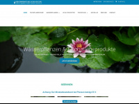 wasserpflanzen-seerosen.com Webseite Vorschau