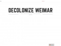 decolonize-weimar.org Webseite Vorschau