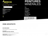 beeck.fr Webseite Vorschau