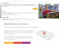 bibliotheken-nordhessen.de Webseite Vorschau