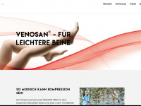 venosan.ch Webseite Vorschau