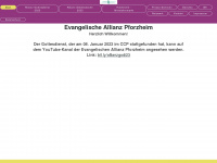 ev-allianz-pforzheim.de Webseite Vorschau