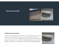 textiler-sonnenschutz.de Webseite Vorschau