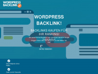 wordpress-backlink.de Webseite Vorschau