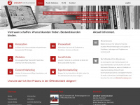 ahlendorf-communication.com Webseite Vorschau