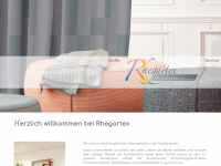 rhegartex.de Webseite Vorschau