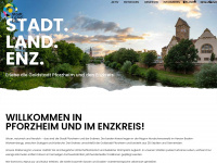 stadt-land-enz.de Webseite Vorschau