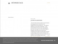 huehnertage.blogspot.com Webseite Vorschau