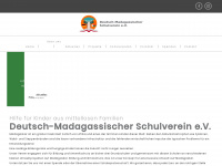 madagaskar-schulen.de Webseite Vorschau