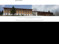 alpenhof-kur.de Webseite Vorschau
