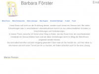 barbara-foerster.at Webseite Vorschau