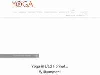 yoga-badhonnef.de Webseite Vorschau