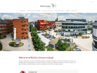biocity-campus.com Webseite Vorschau