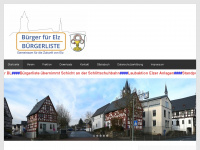 buergerliste-elz.de Webseite Vorschau