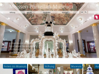 porzellan-museum.com Webseite Vorschau