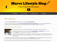 marvs-lifestyle-blog.de Webseite Vorschau