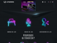 ultradesk.fr Webseite Vorschau