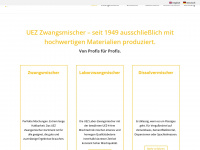 uez-mischtechnik.de Webseite Vorschau