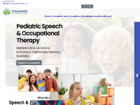 crossroadsspeechtherapy.com Webseite Vorschau