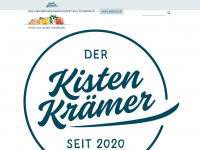 kistenkraemer.com Webseite Vorschau