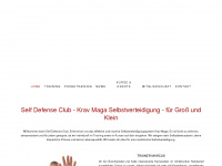 self-defense-club.de Webseite Vorschau