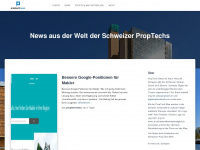 proptechnews.ch Webseite Vorschau