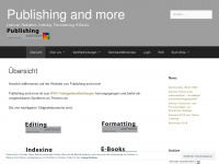 publishing-and-more.de Webseite Vorschau